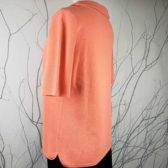Talbots NWT Portrait Collar Coral Sweater, S - Picture 4 of 7